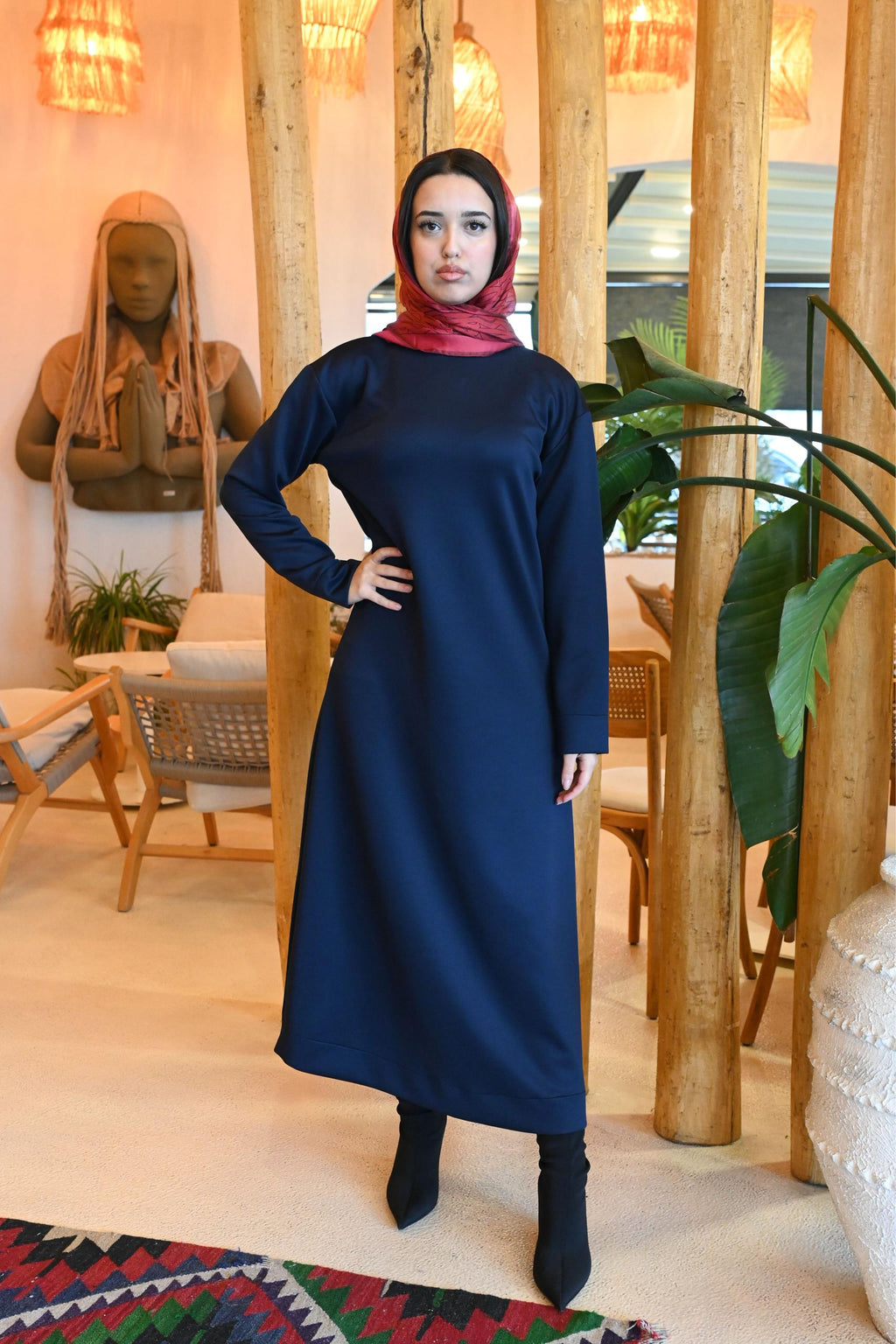 Abaya Ceket & Elbise Takım